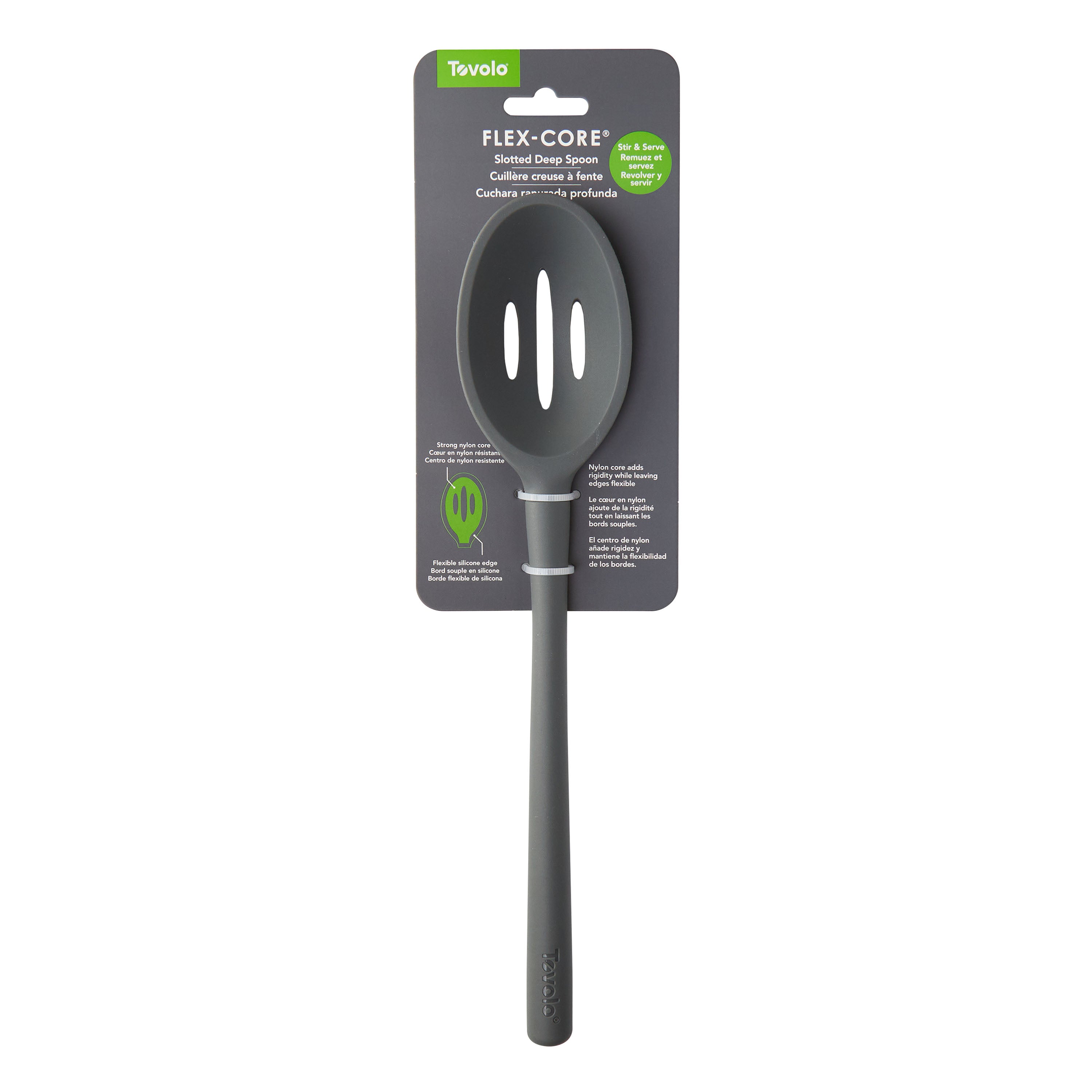 Tovolo Flex-Core Silicone Slotted Deep Spoon děrovaná lžíce