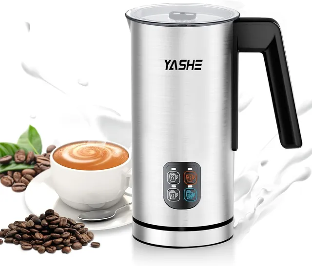 YASHE napěňovač mléka 4v1 240 ml nerezový