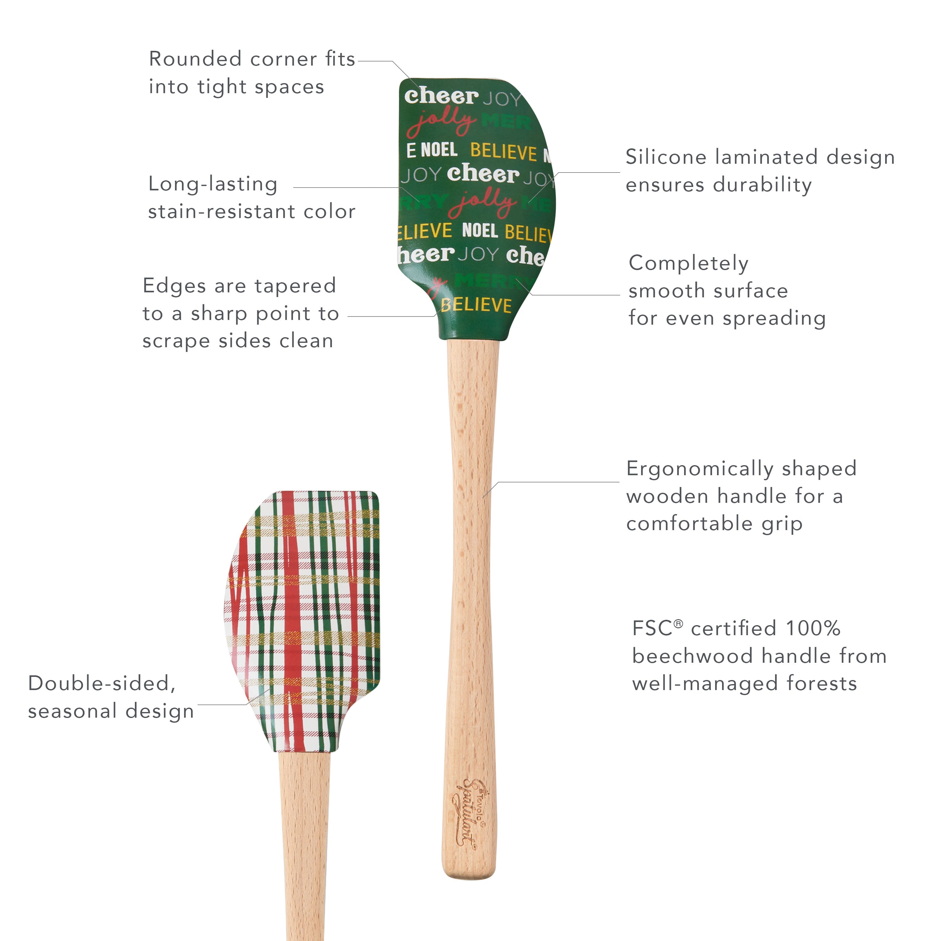 Tovolo Spatulart Gift Wrap silikonová stěrka