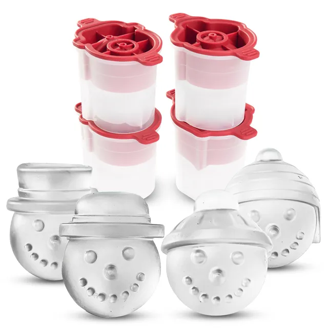 Tovolo Snowman formičky na led sněhulák 4 ks