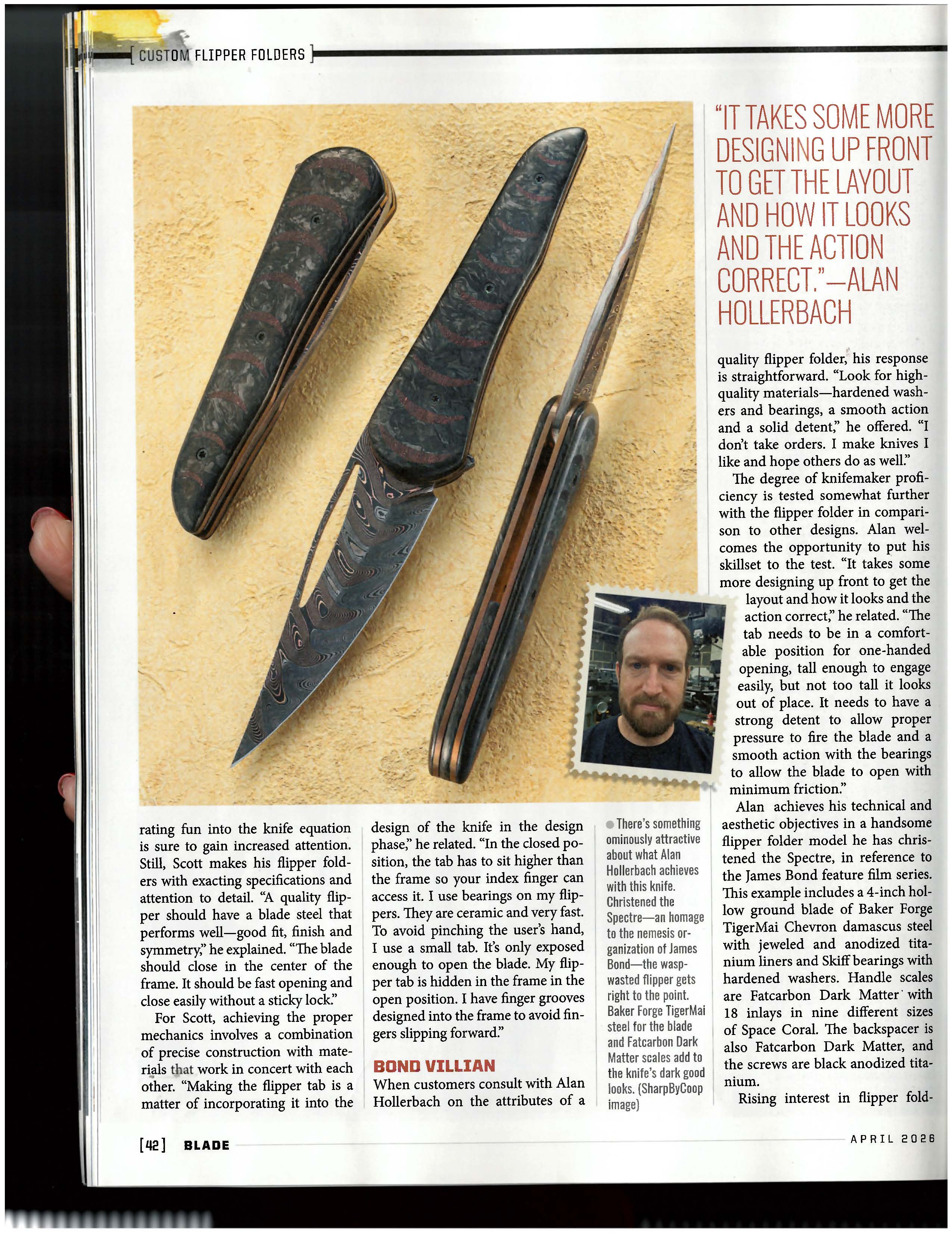 Curran Blades Alpha 3 zavírací nůž Elmax titan