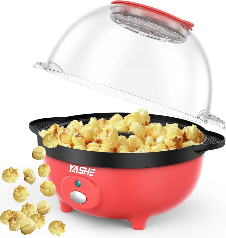 YASHE elektrický popcornovač 650 W míchací
