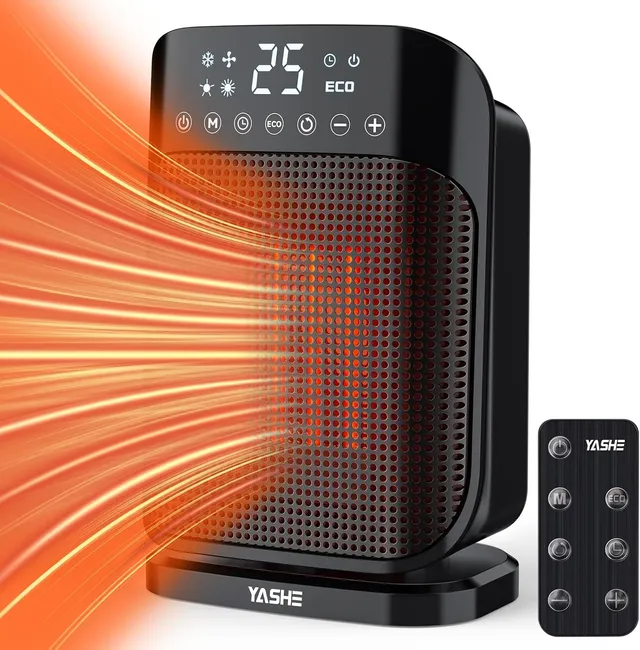 YASHE keramický přímotop 1800W s oscilací