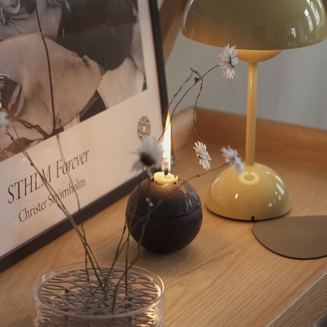 Drosselmeyer Orb svícen litinový na svíčky