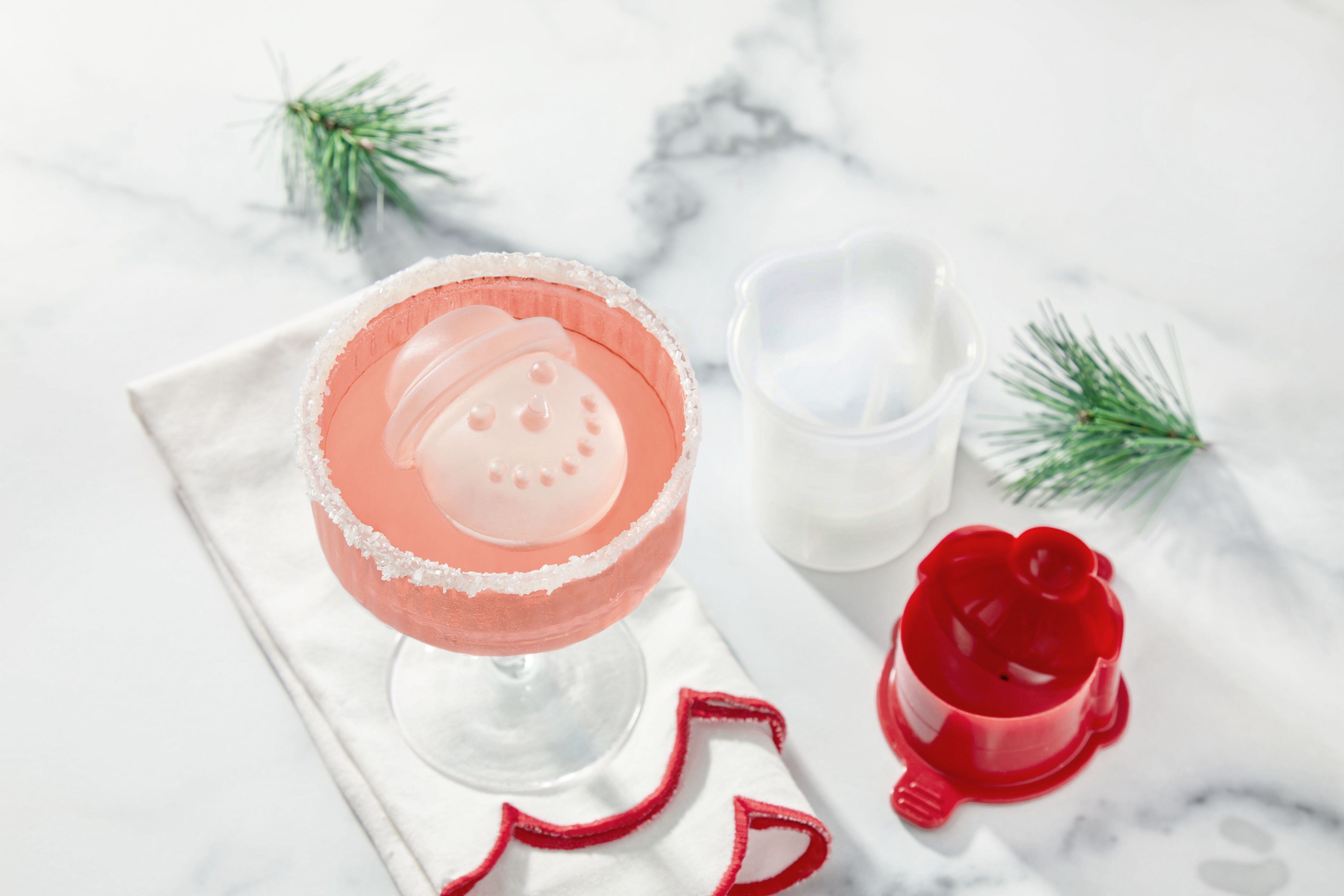 Tovolo Top Hat Snowman forma na led sada 2 ks sněhulák