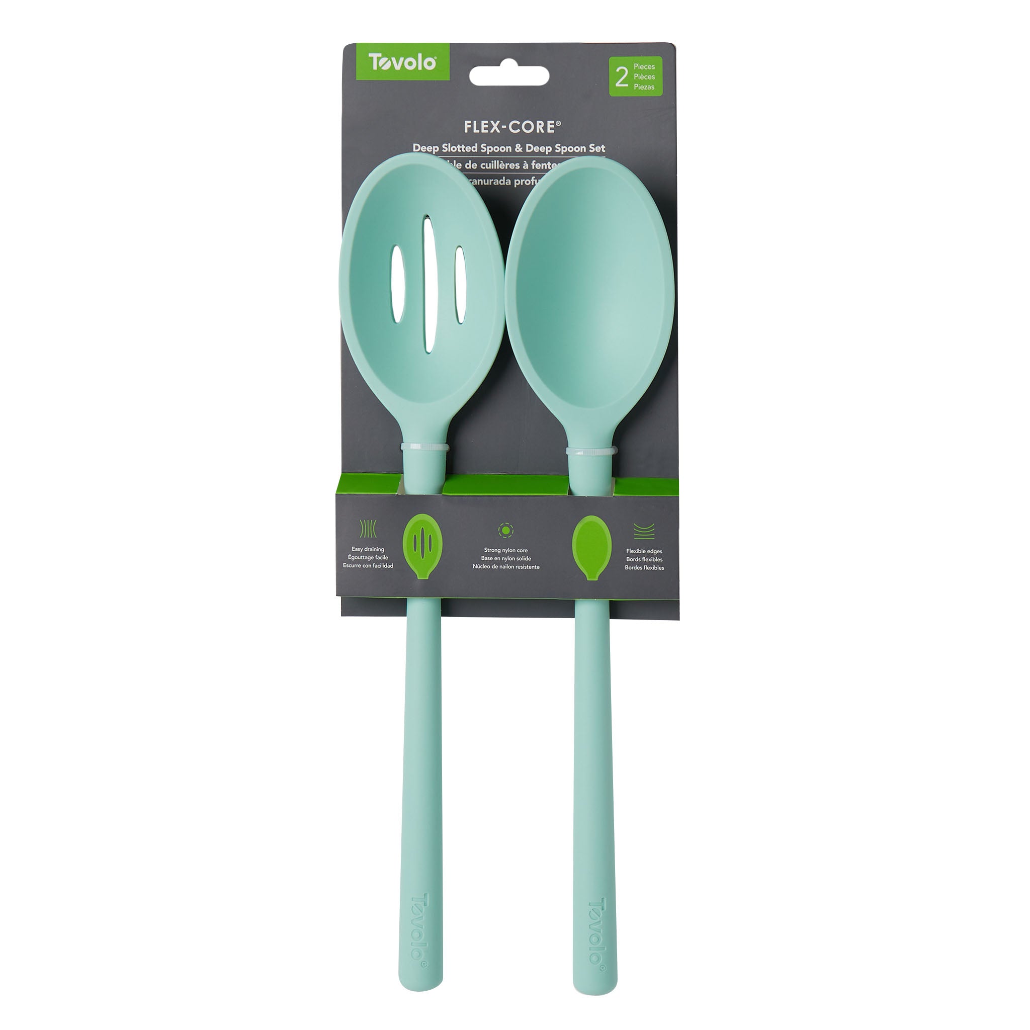 Tovolo Flex-Core Slotted + Solid Deep Spoon lžíce 2 ks