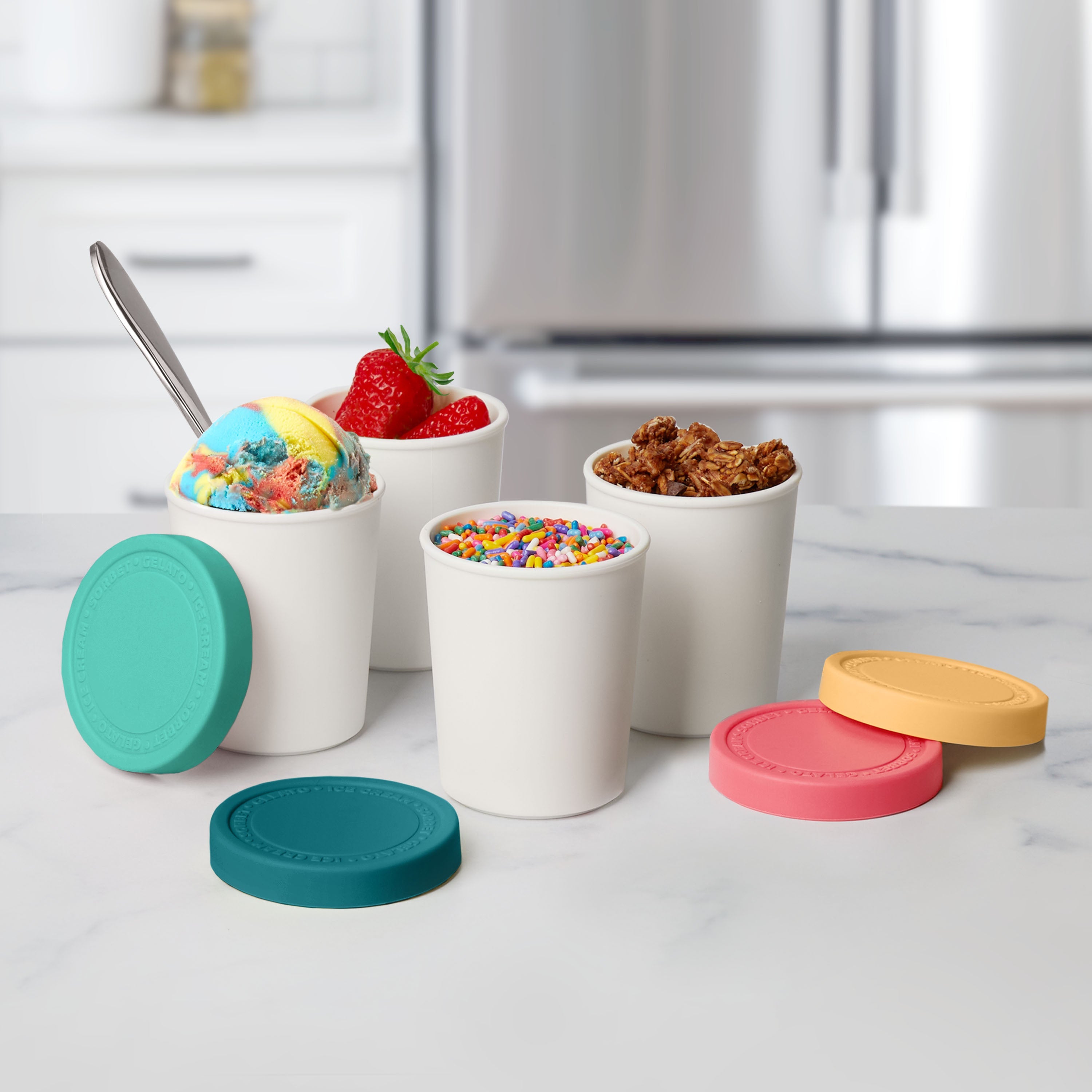 Tovolo Mini Sweet Treats dózy na zmrzlinu 4 ks 180 ml