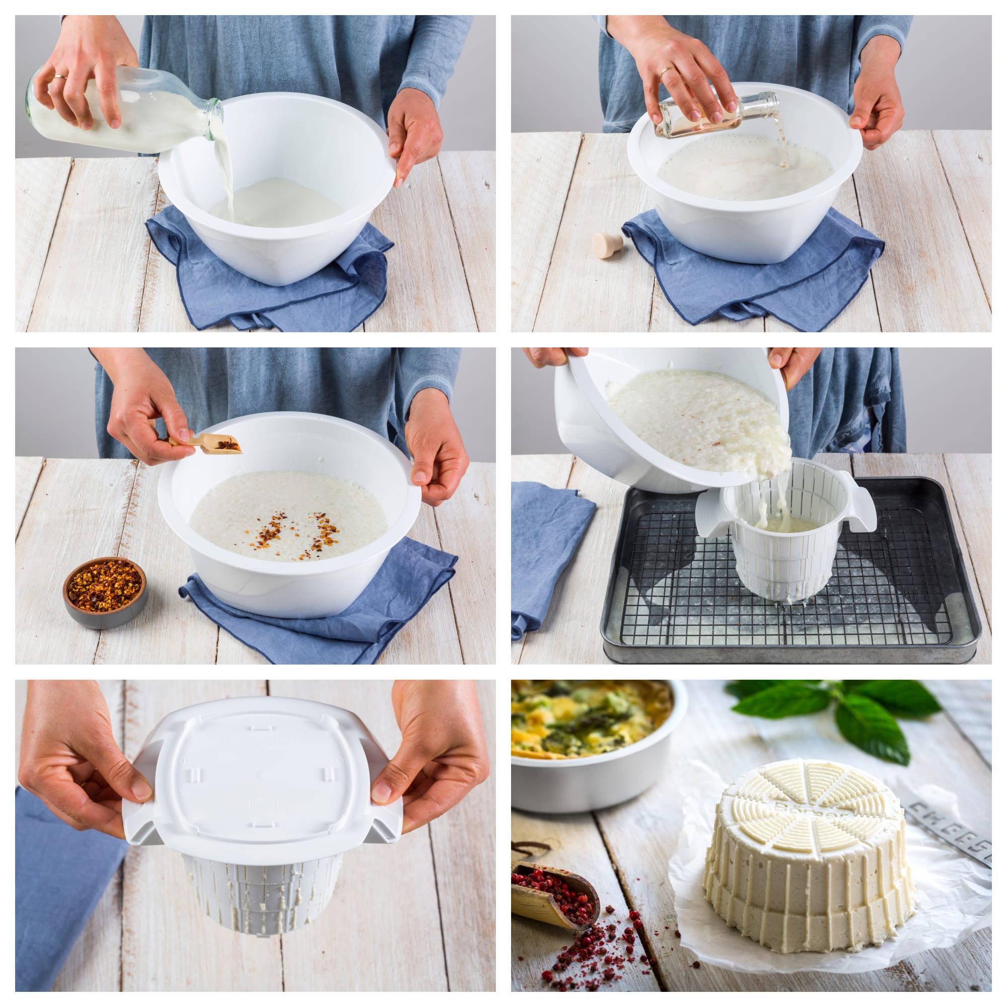 BÖRNER Cheesemaker forma na domácí sýr