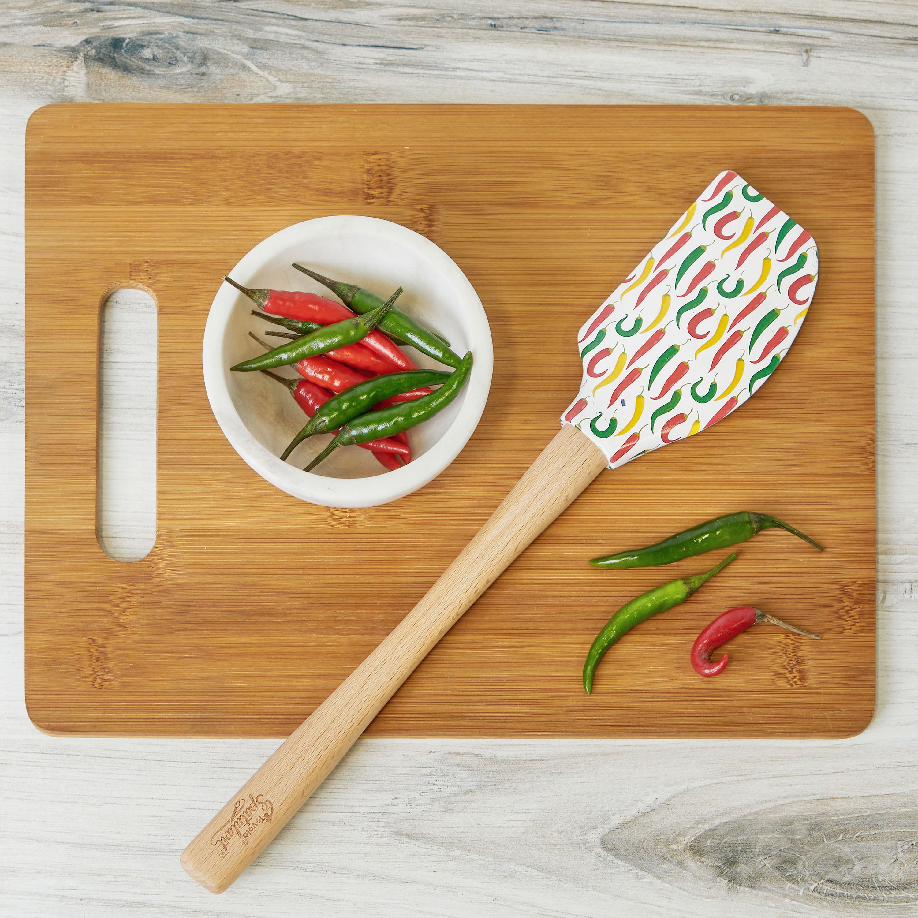 Tovolo Spatulart Autumn silikonová stěrka s dřevem