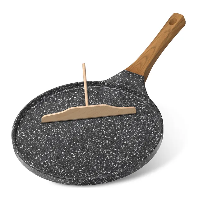 YASHE pánev na palačinky 26 cm s obracečkou indukce