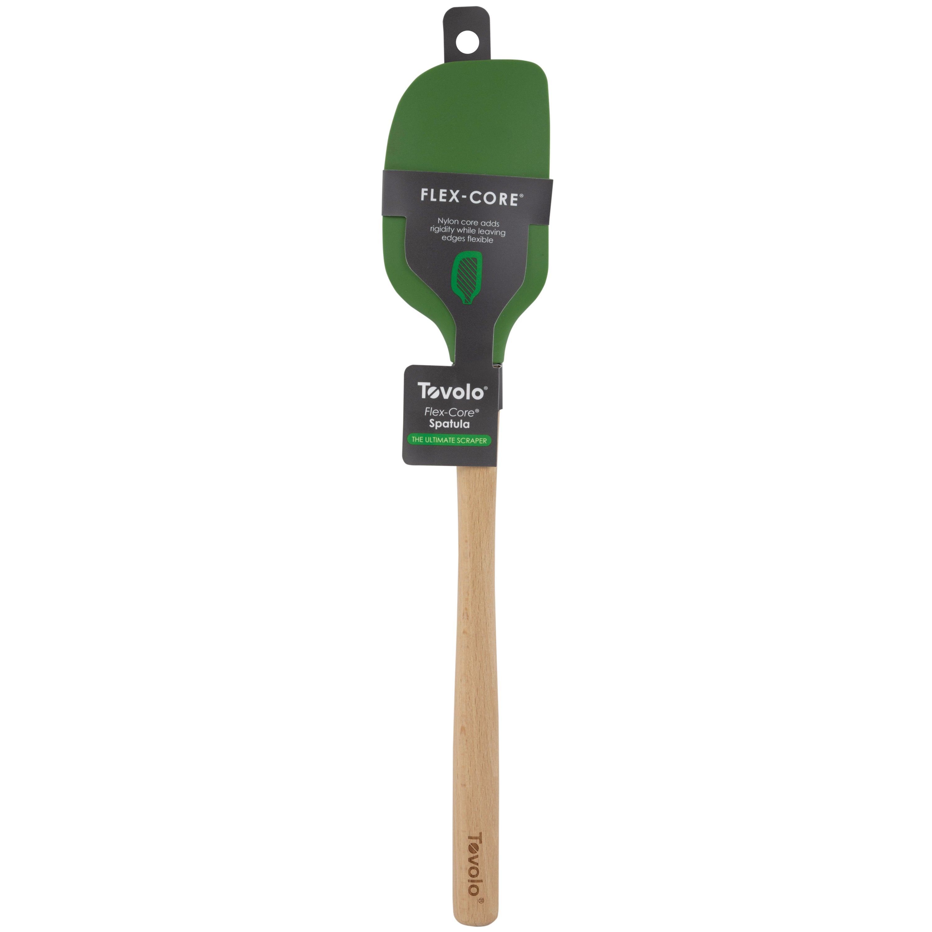 Tovolo Flex-Core stěrka silikonová s dřevěnou rukojetí pesto