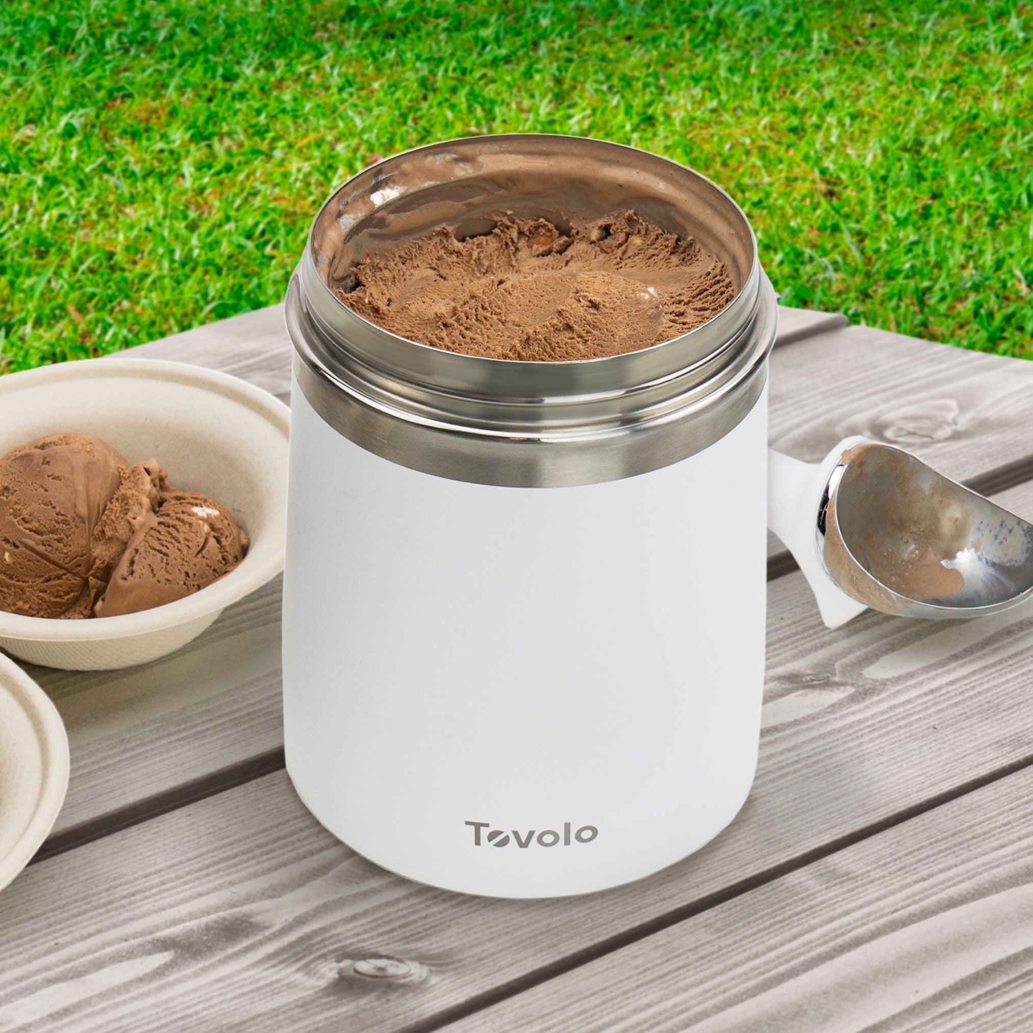 Tovolo Food Traveler termo nádoba nerez 1 QT tyrkysová 8 h