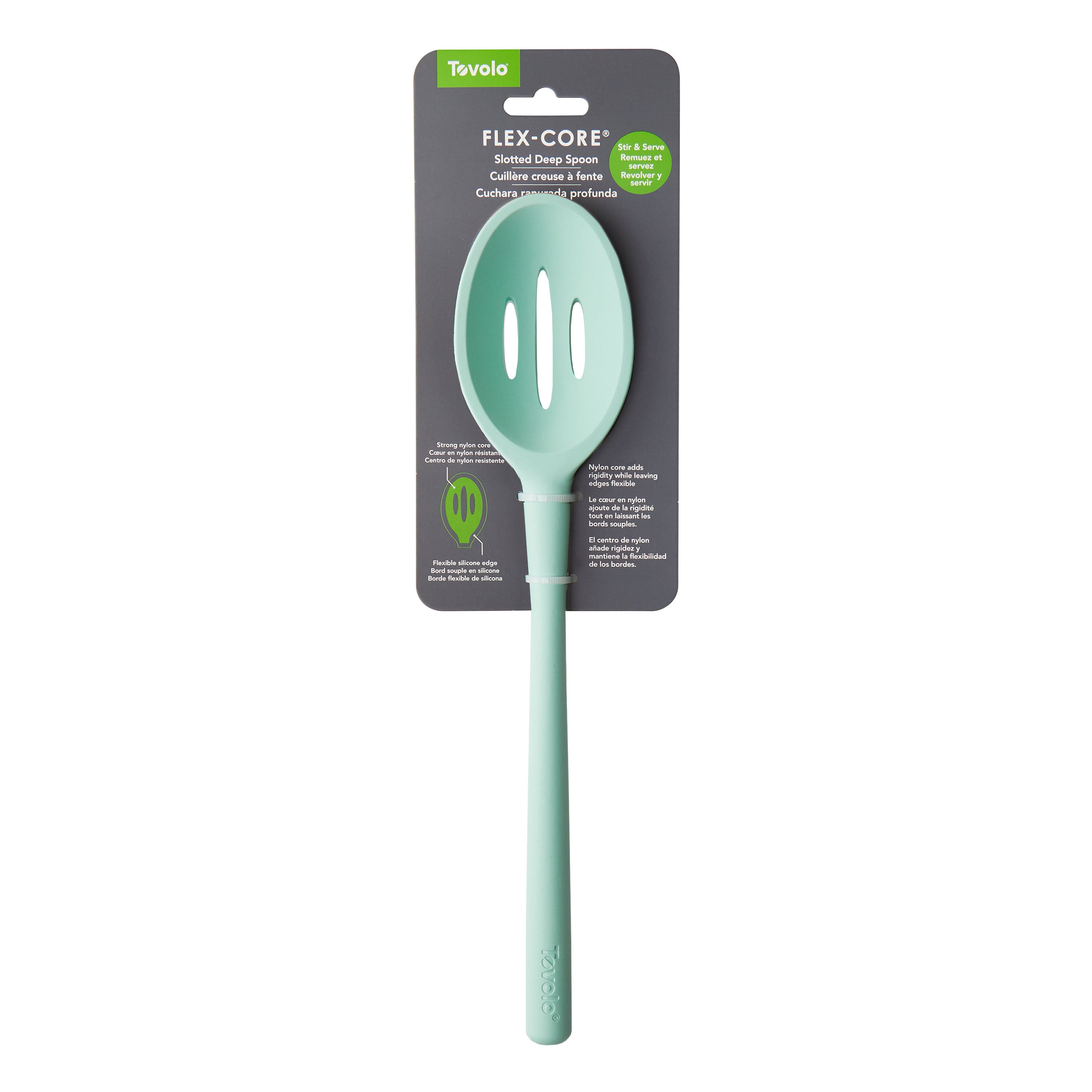 Tovolo Flex-Core Silicone Slotted Deep Spoon děrovaná lžíce