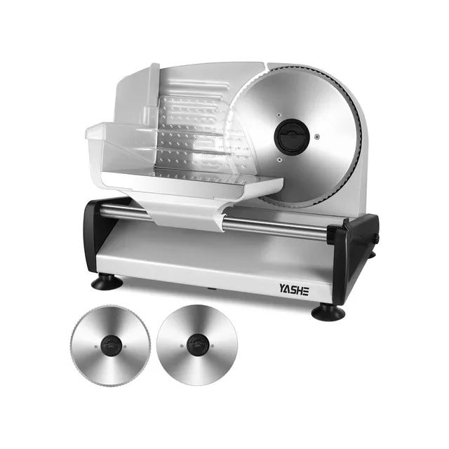 YASHE elektrický kráječ 250 W 0–15 mm 2 nože