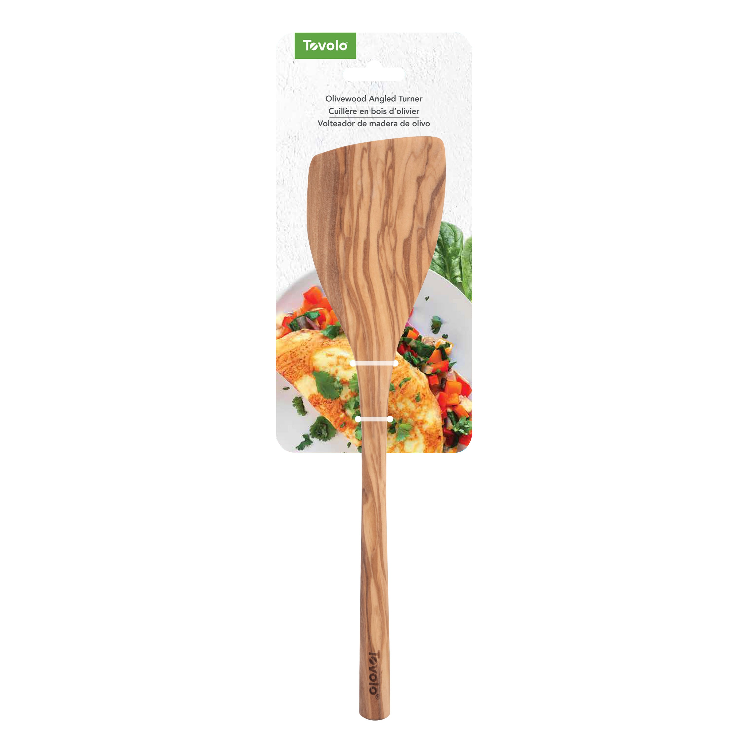 Tovolo Olivewood šikmá obracečka dřevěná olivové dřevo