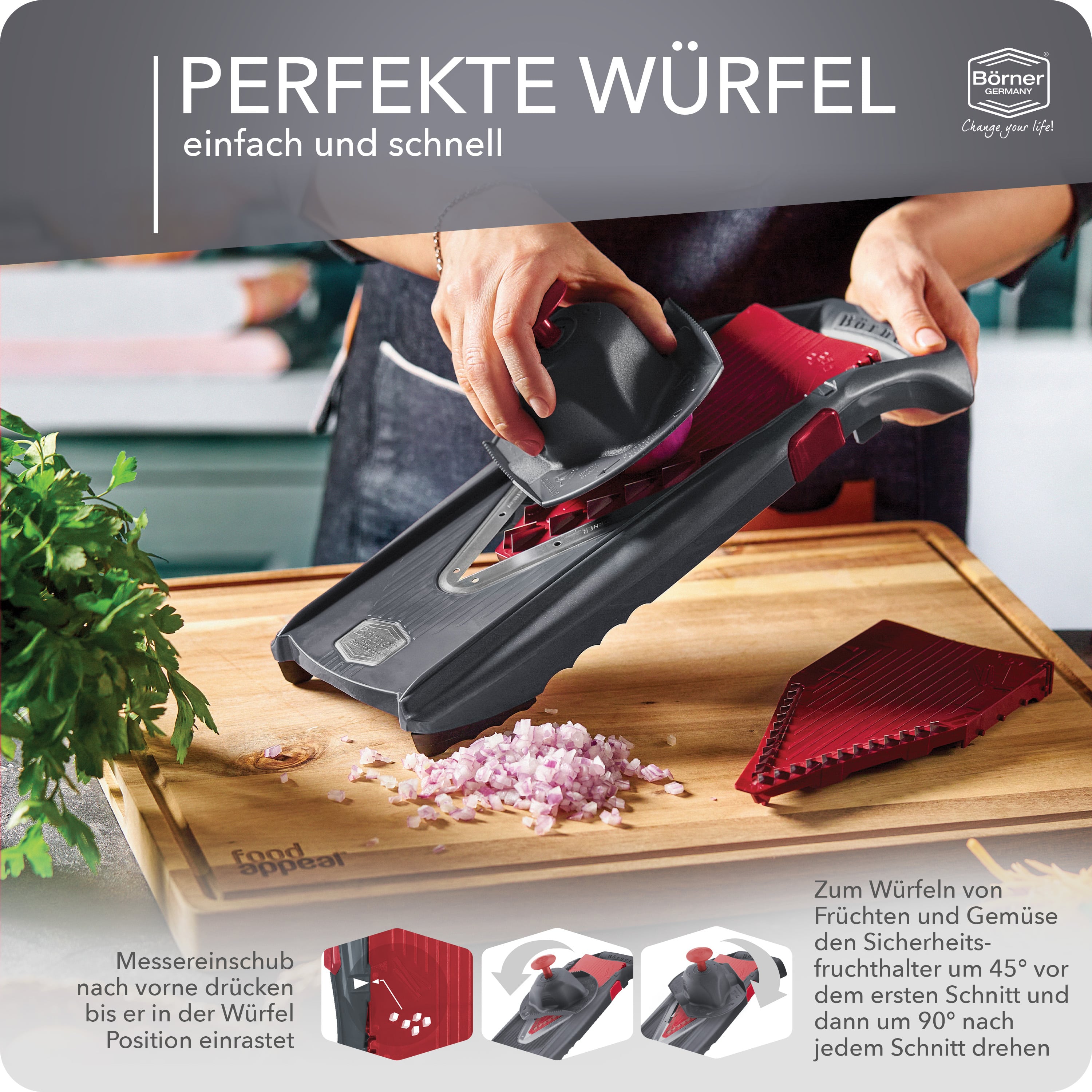 Börner Vital PowerLine Starter Set mandolína 4 tloušťky