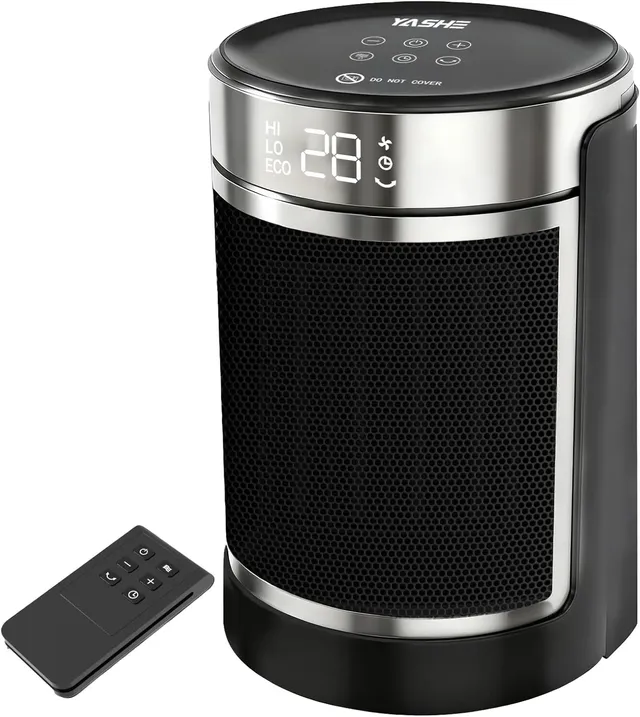 YASHE keramický přímotop 1500W s dálkovým ovládáním