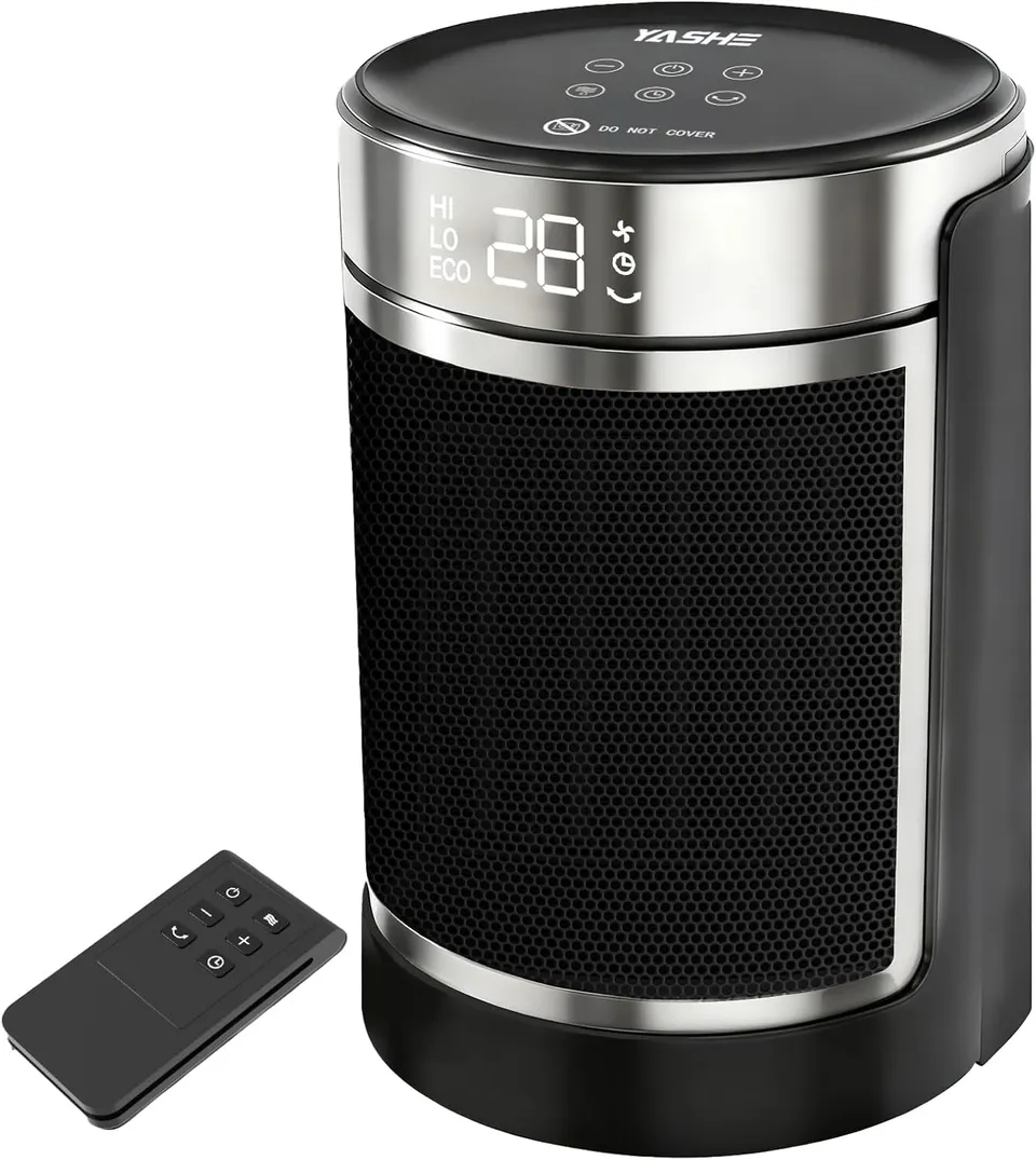 YASHE keramický přímotop 1500W s dálkovým ovládáním