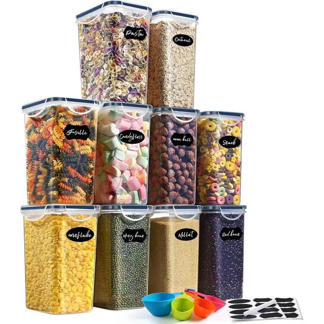 YASHE hermetické dózy 10x 1,5 l bez BPA
