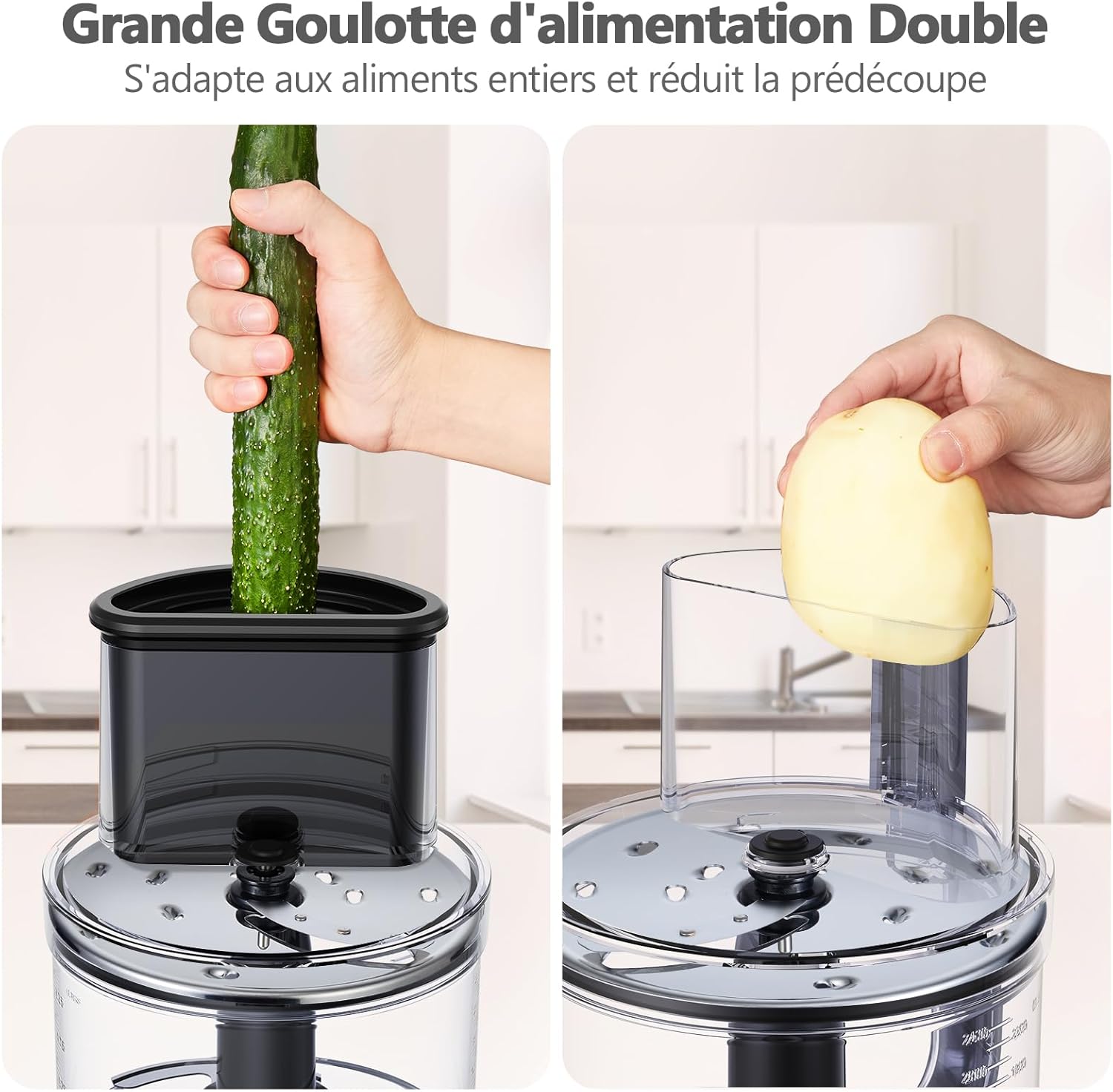 YASHE kuchyňský robot 11v1 2,5 l + 1,5 l 1300 W