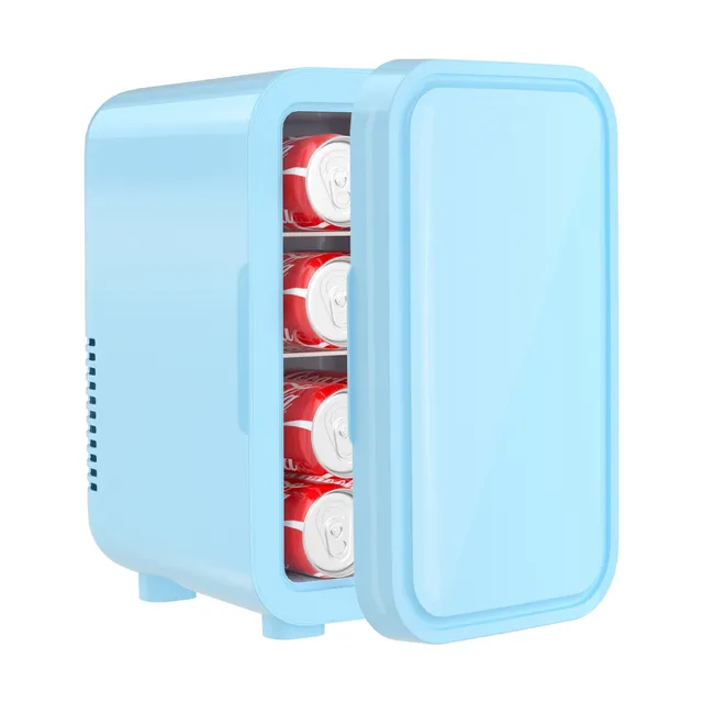 Yashe 6l mini lednice bílá na 8 plechovek