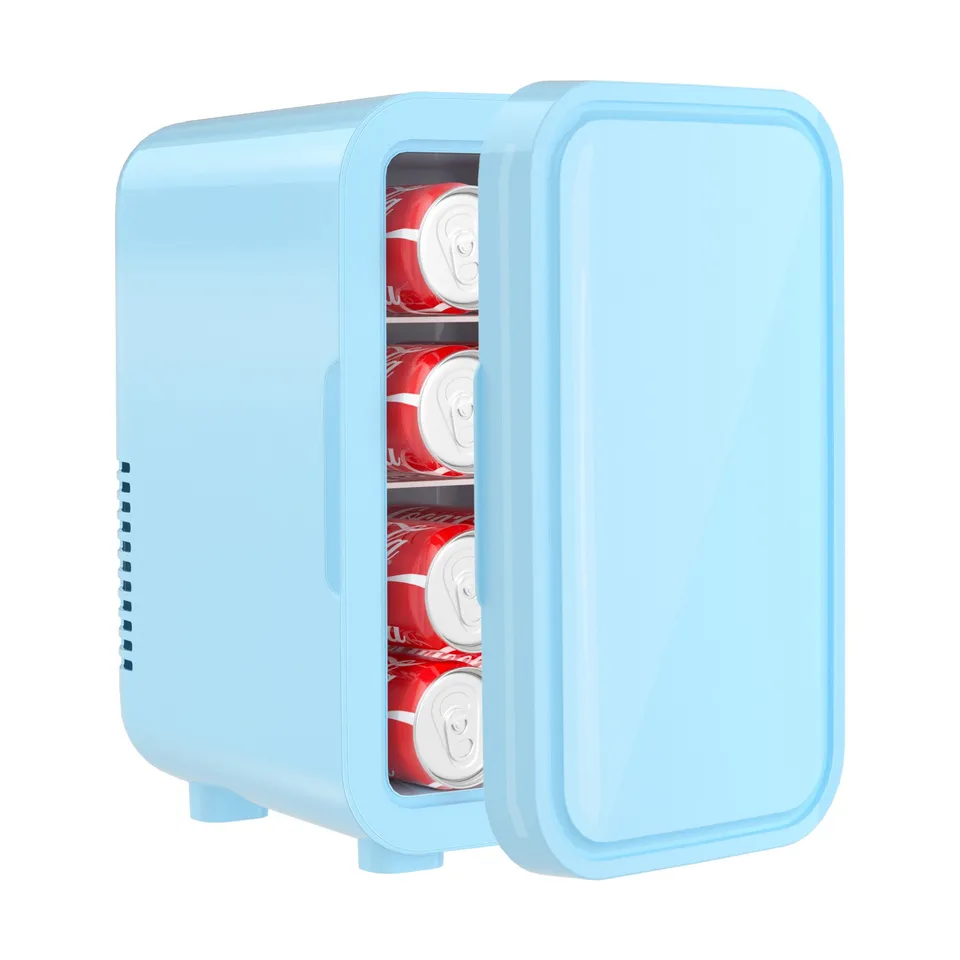Yashe 6l mini lednice bílá na 8 plechovek