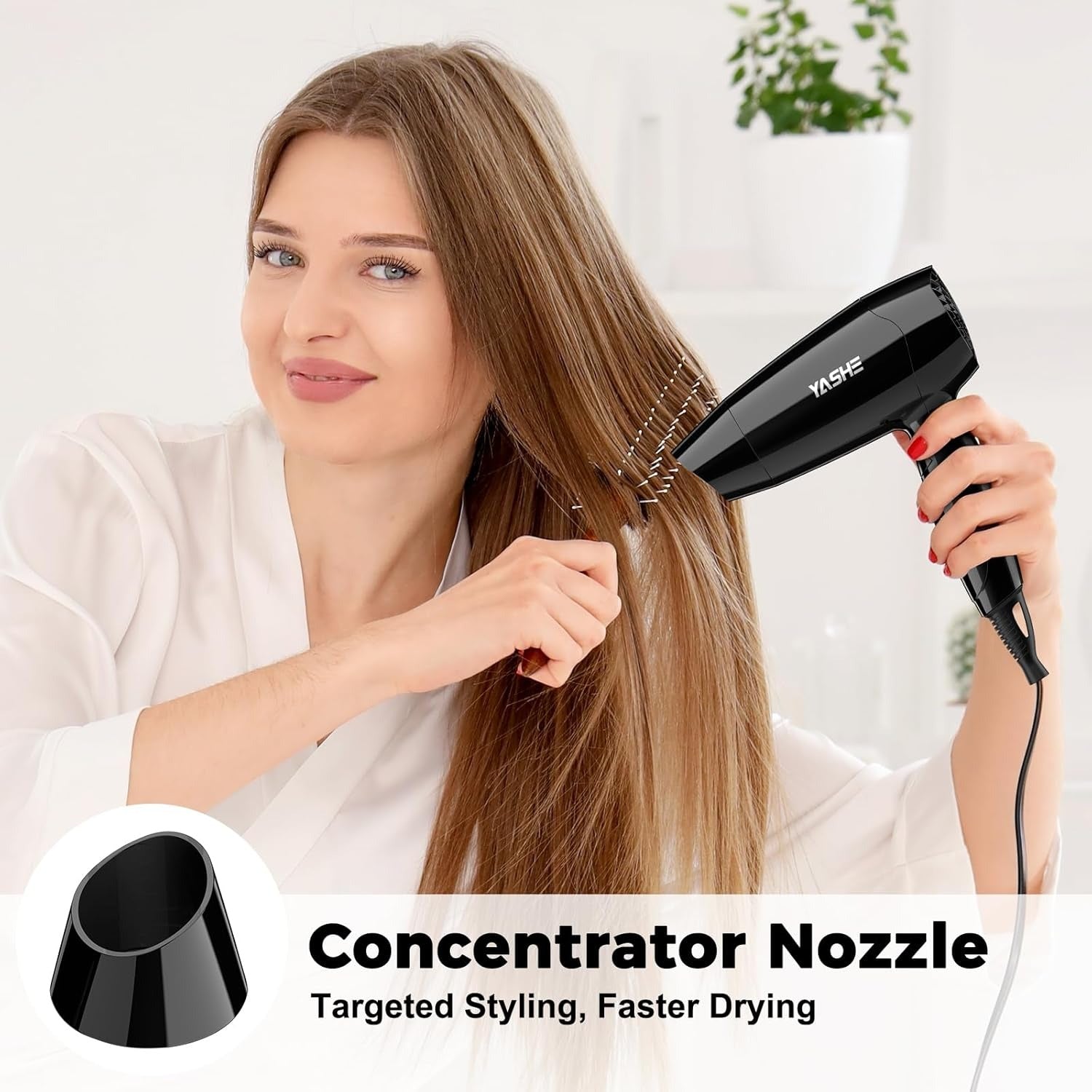 YASHE skládací cestovní fén 1200W se 2 režimy