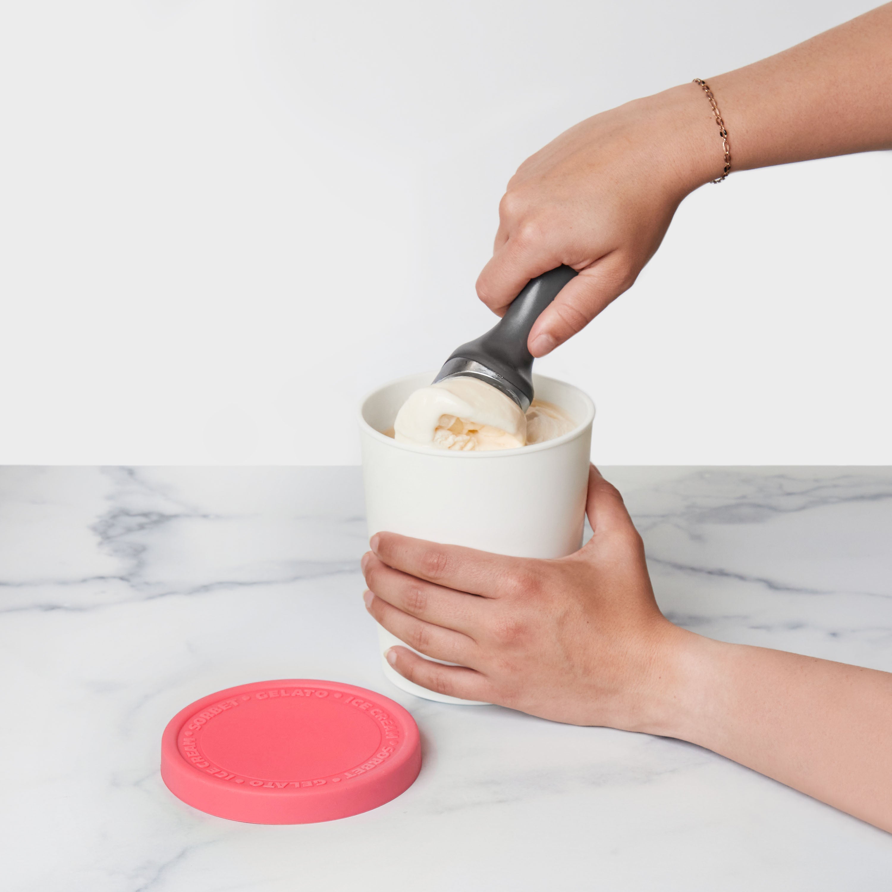 Tovolo Sweet Treats Tub dóza na zmrzlinu Aqua 1 qt