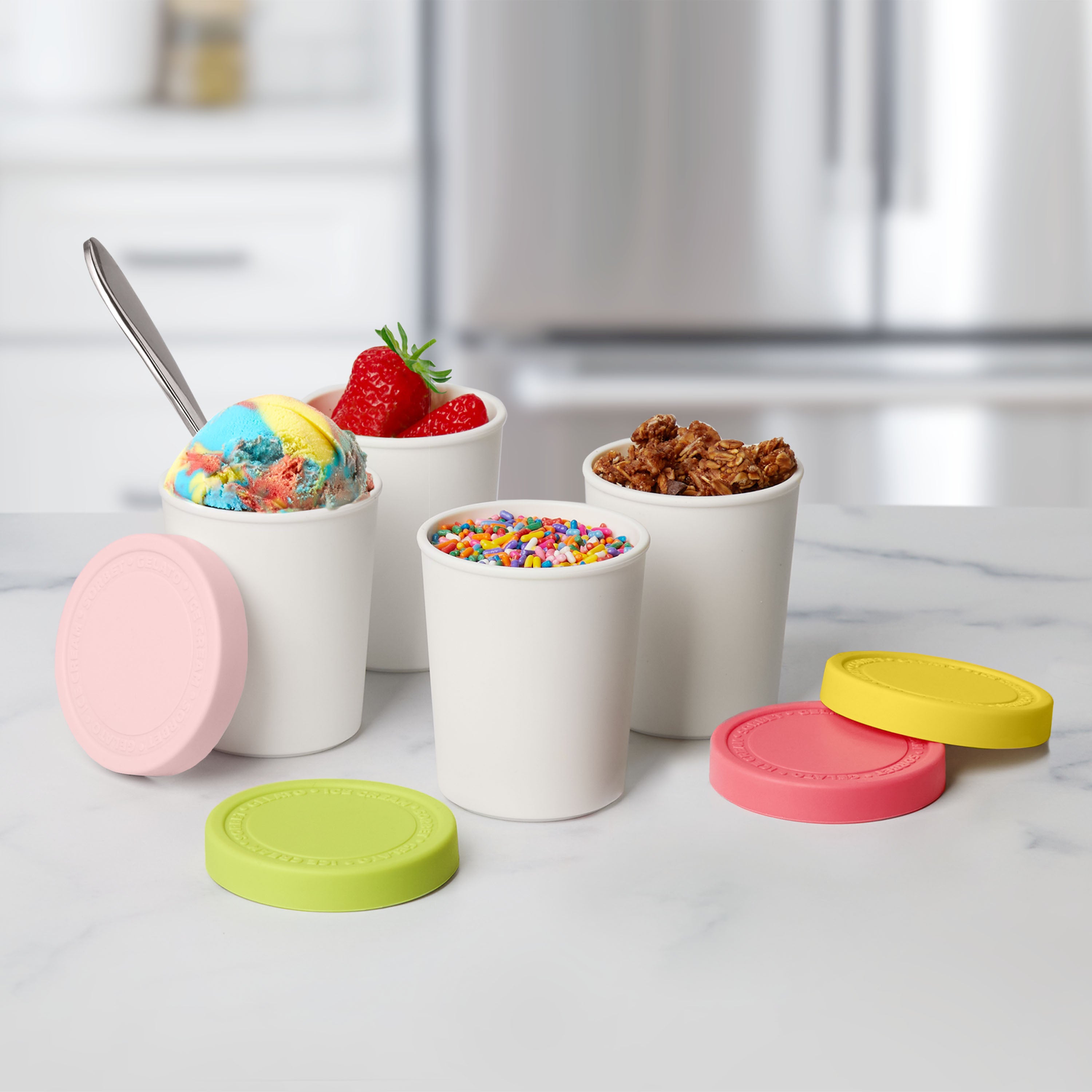 Tovolo Mini Sweet Treats dózy na zmrzlinu 4 ks 180 ml