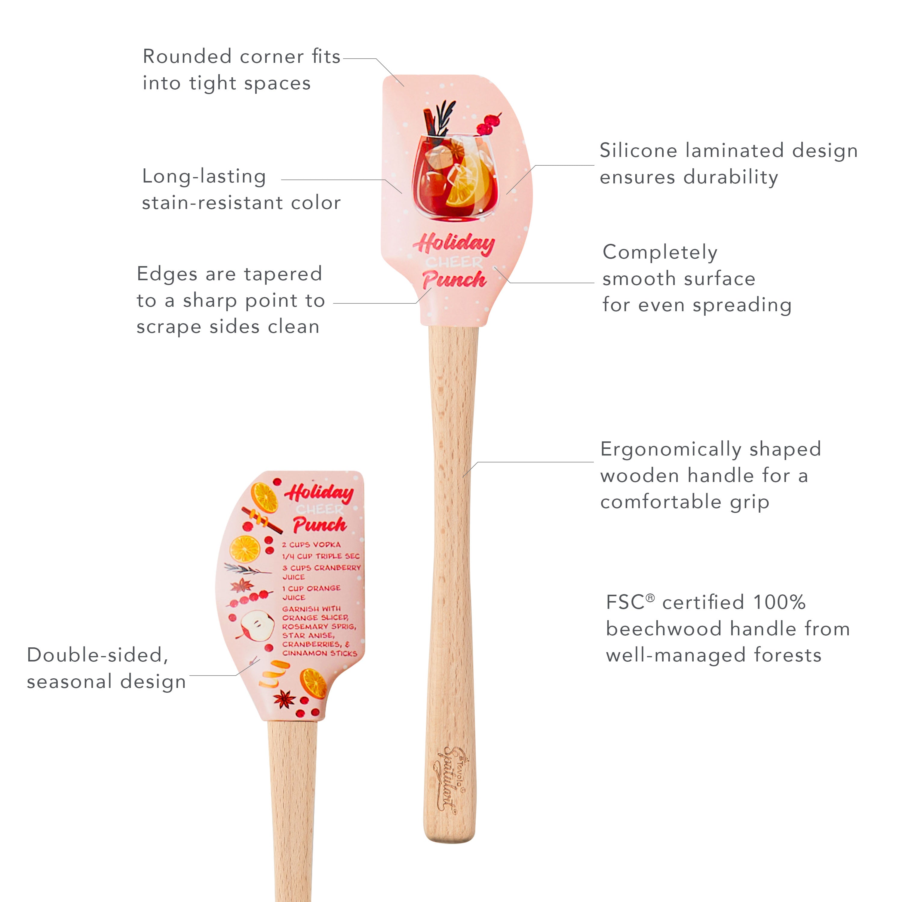 Tovolo Spatulart Gift Wrap silikonová stěrka