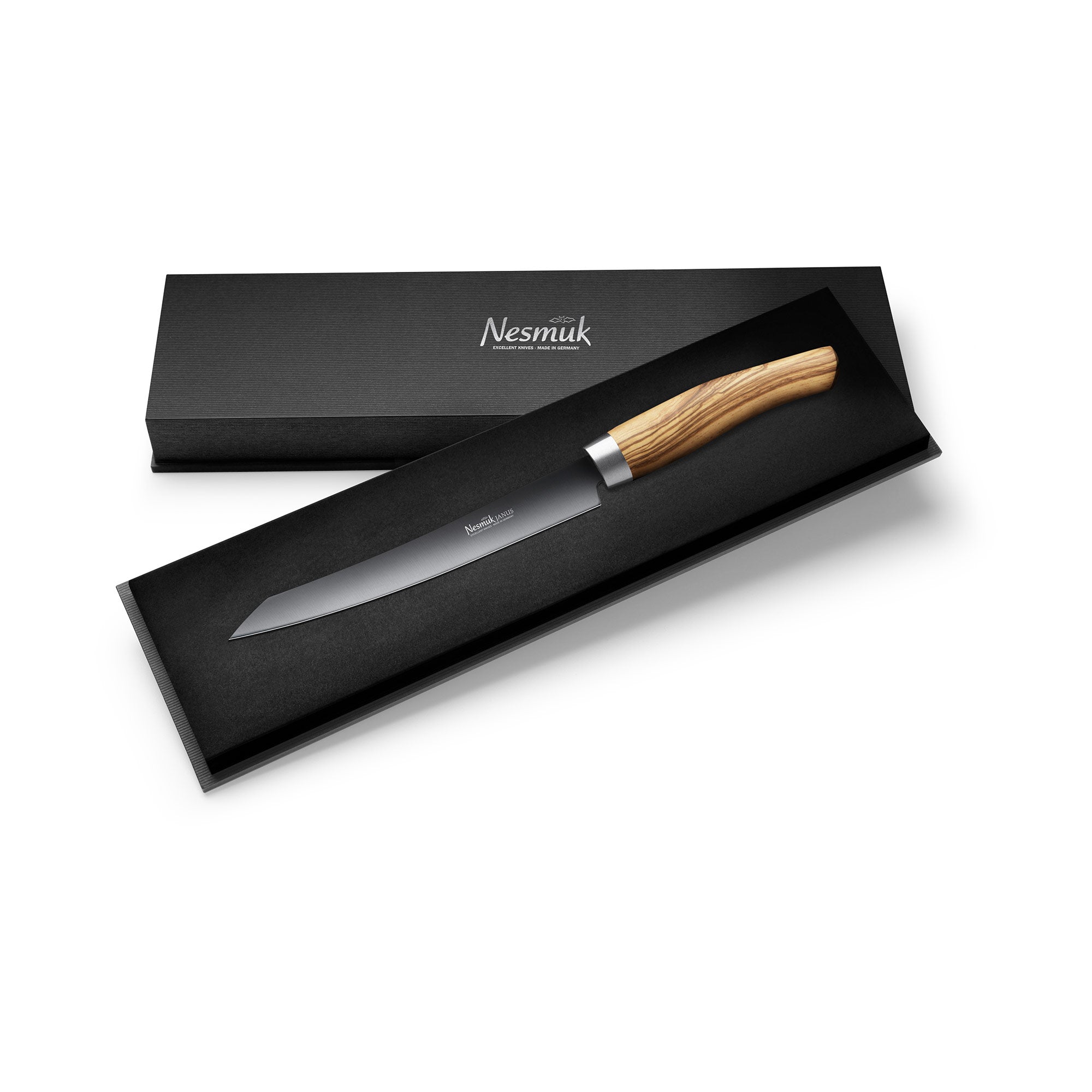 Nesmuk JANUS Slicer 160 krájecí nůž pouštní železné dřevo