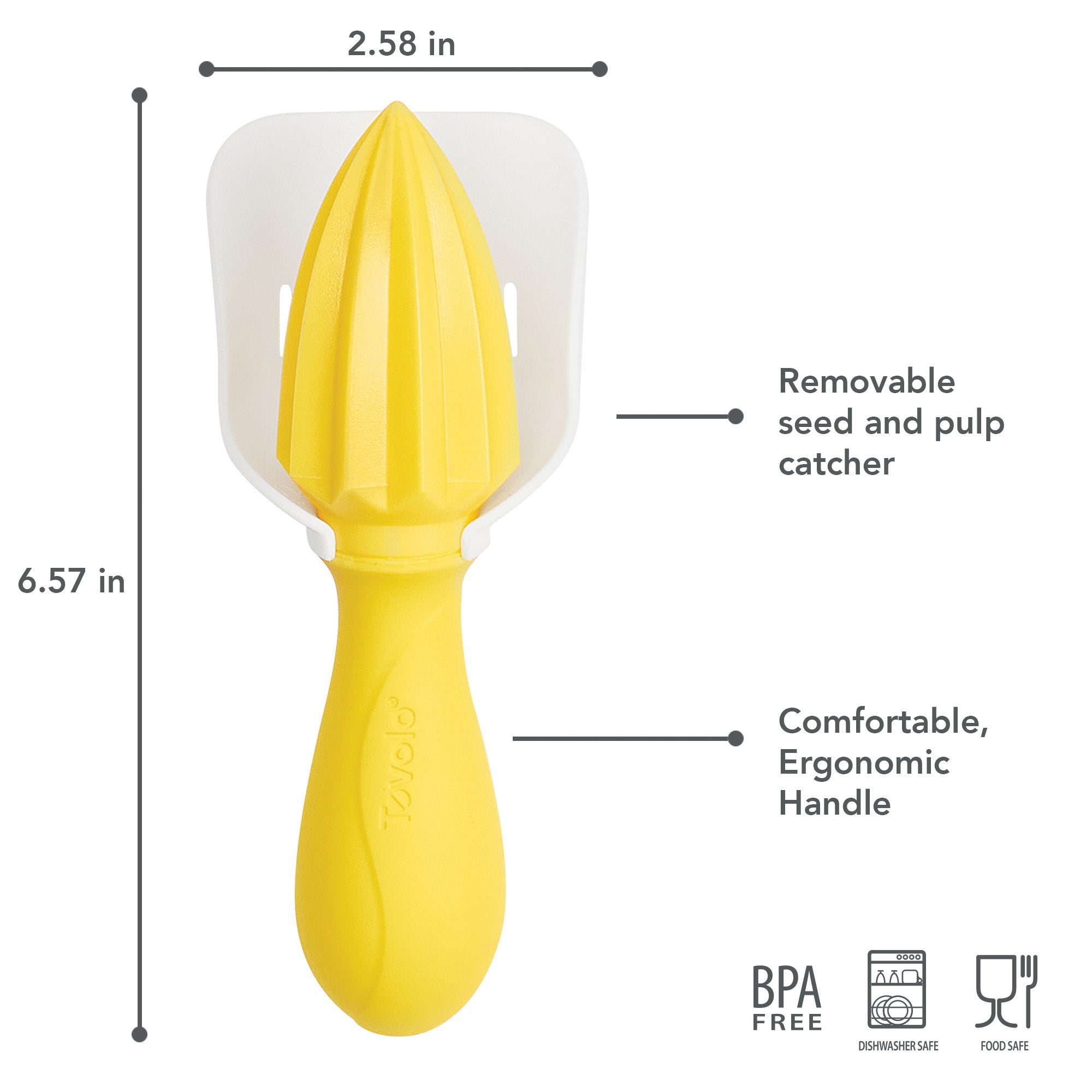Tovolo Citrus Reamer odšťavňovač žlutý
