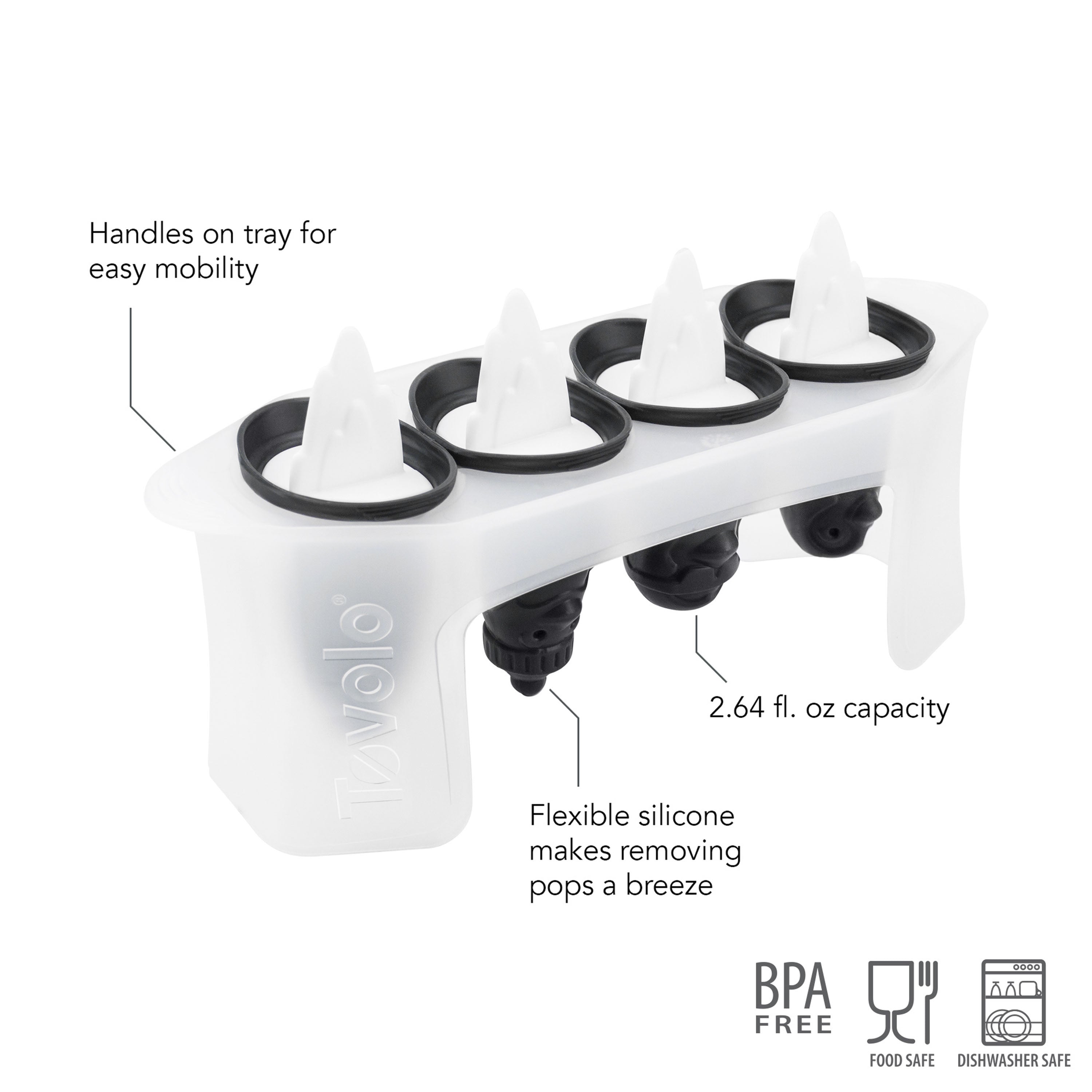 Tovolo Penguin Pop Molds formy na nanuky 6 ks tucnak