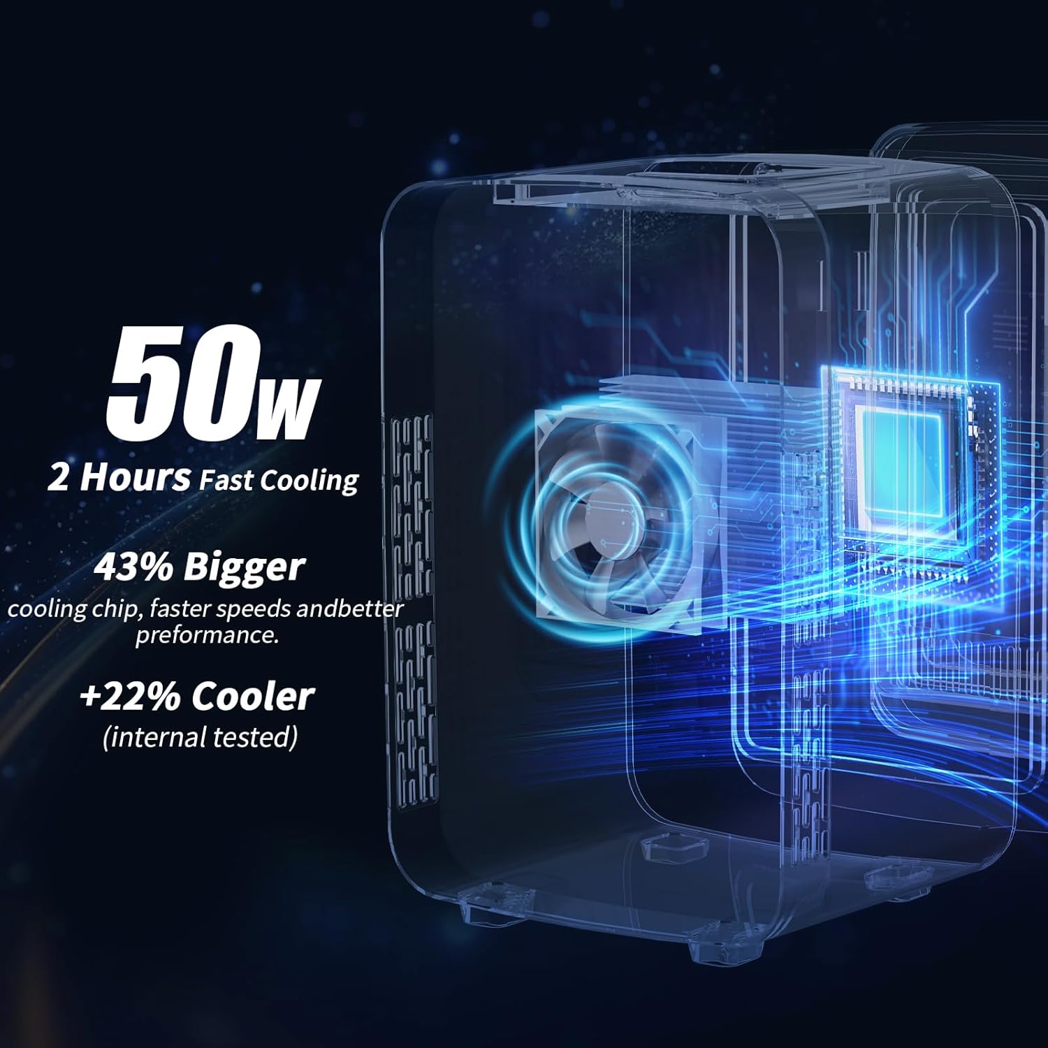 YASHE mini lednice 10 l bílá na nápoje a kosmetiku