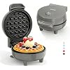 YASHE mini vaflovač 550 W červený 10 cm