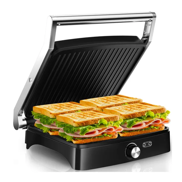 YASHE Elektrický panini gril 2000W na 4 toasty