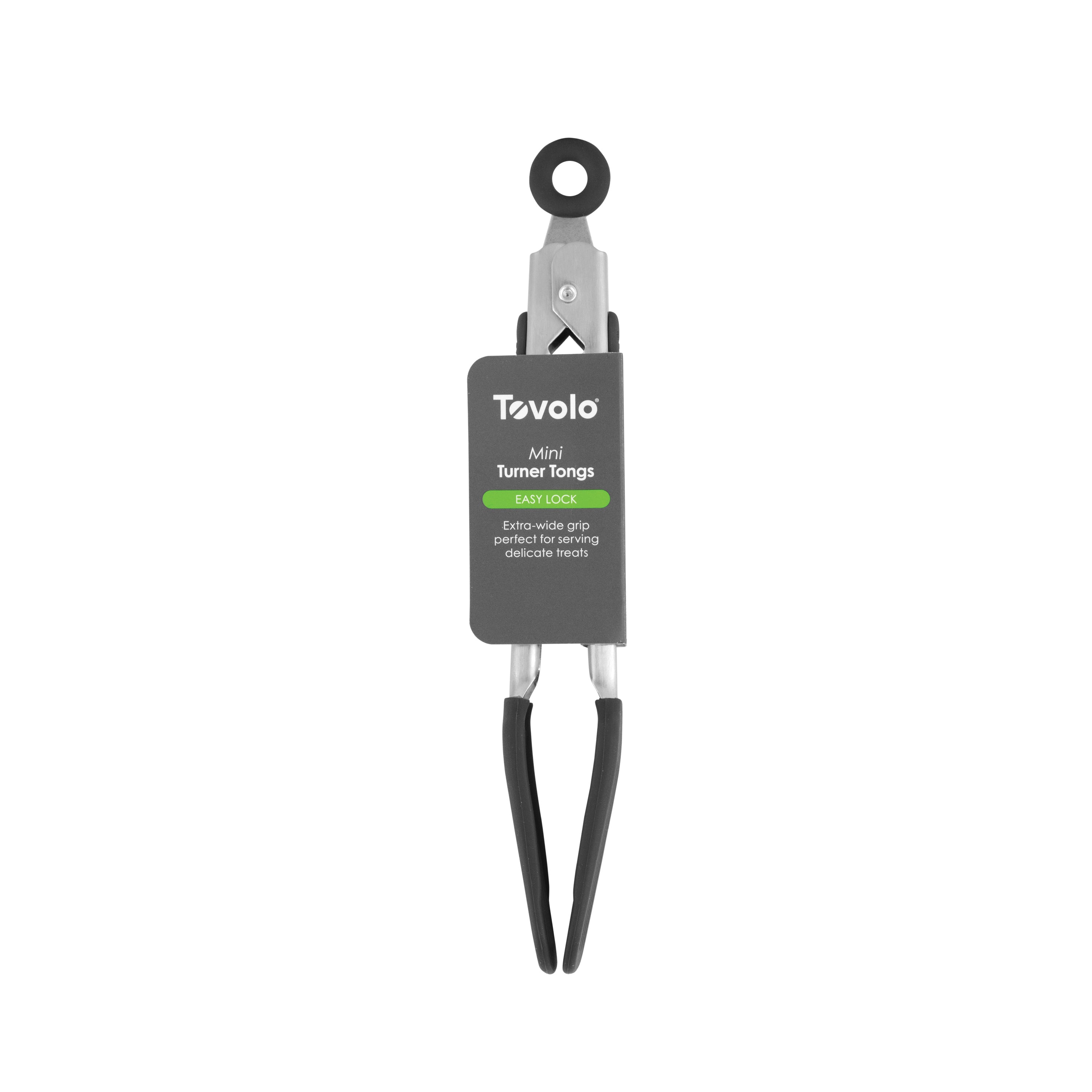 Tovolo Mini Turner Tongs kleště černé silikonové