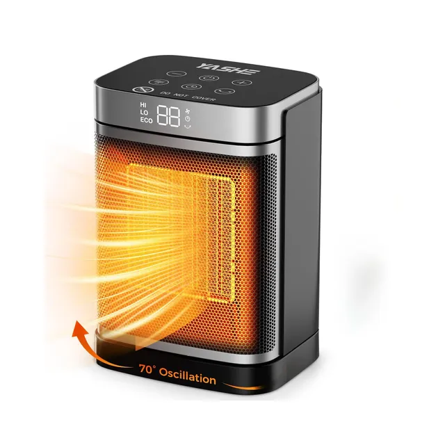 YASHE keramický přímotop 1500 W s oscilací
